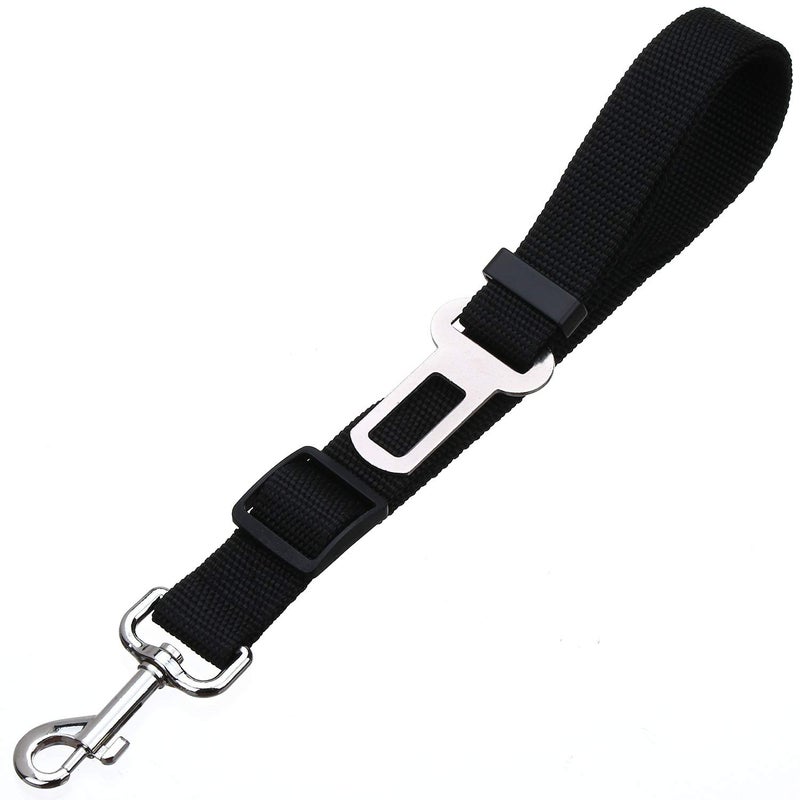Elisel Elisel 2 Packs Adjustable Length Pet Dog Cat car seat Belt Pet seat Belt Pet Accessories for Dogs Cats and Pets (Black) - Image 4
